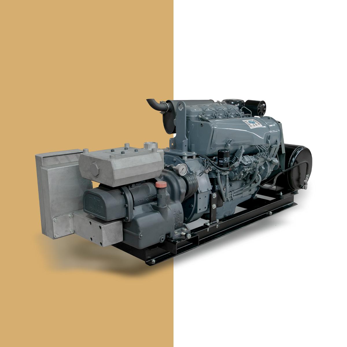 Compresor de tornillo sin aceite