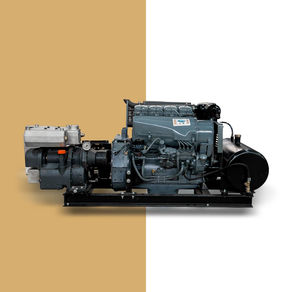 Compresor de tornillo sin aceite